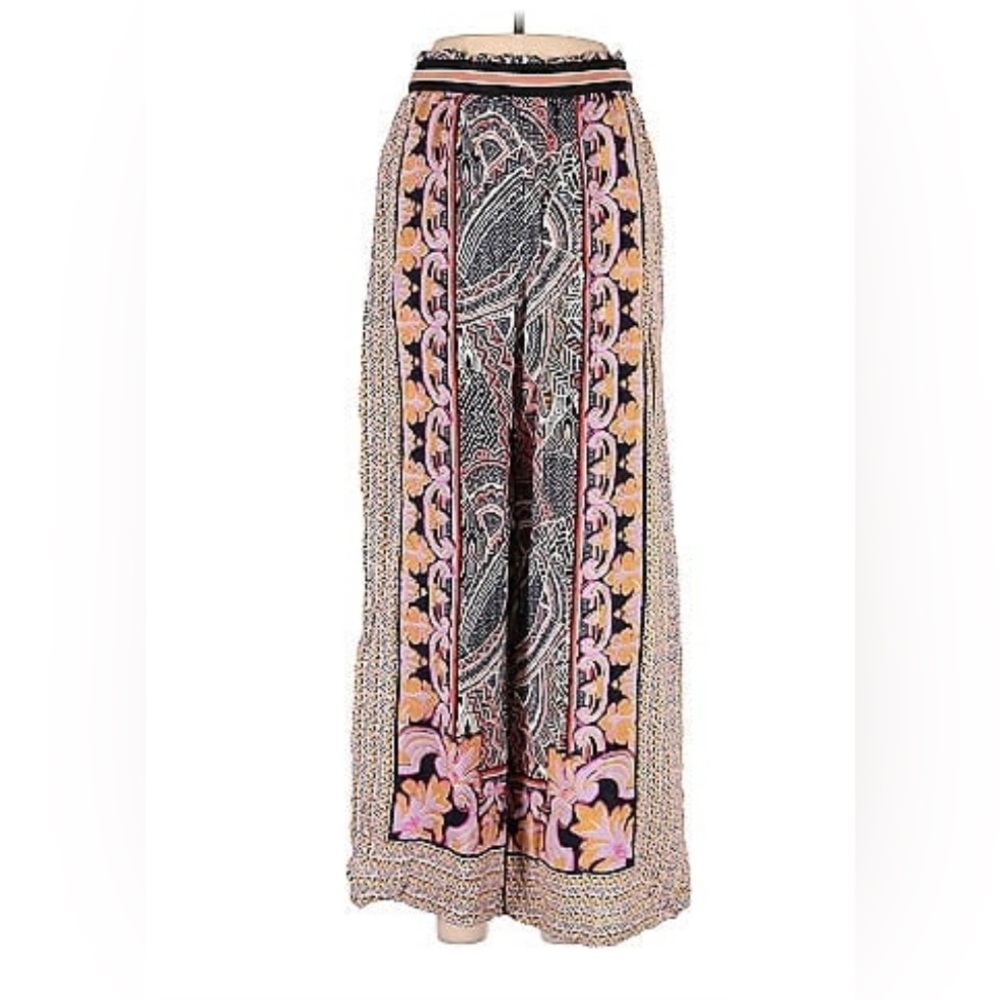 Anthropologie Maeve Rooibos Wide-Leg Pants Size XS.